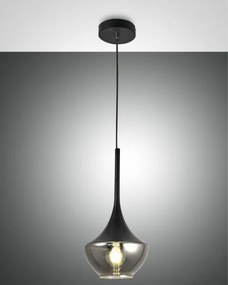 Apollo sospensione nera 1 luce 3623-41-101