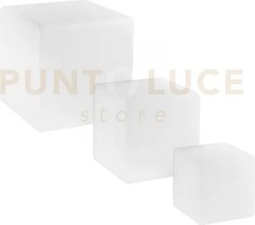 Lampada led ricaricabile geco cubo bianco 4w 240lm rgbw dimmerabile...