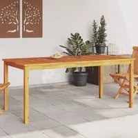 Tavolo da Pranzo da Giardino 180x90x75 cm Legno Massello Acacia 366371