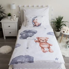 Biancheria da letto per culla in cotone 100x135 cm Teddy Bear - Jerry Fabrics