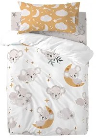 Set di copripiumino HappyFriday Moshi Moshi Baby Koala Multicolore Culla Neonato 2 Pezzi