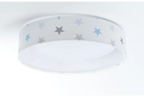 Luce LED dimmerabile GALAXY KIDS LED/24W/230V stelle blu/grigio/bianco + tc