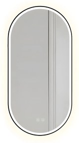 Specchio LED OVL 50x100cm Black