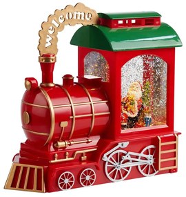 Decorazione luminosa natalizia rossa con Loco - Markslöjd