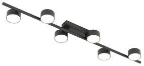 Plafoniera BET 6xGX53/12W/230V nero