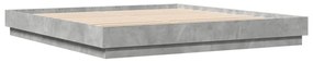 Giroletto grigio cemento 180x200 cm in legno multistrato