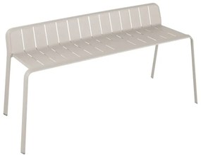 Panca da giardino in alluminio Idaho NATERIAL, seduta in alluminio beige