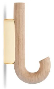 GEJST - Hook Hanger Mini Quercia/Metallizzato