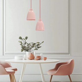 Lampadario rosa con paralume in ceramica Sewilla – Candellux Lighting