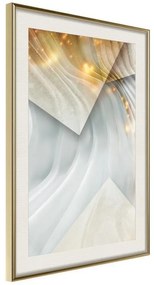 Poster  Wavy Surface  Cornice Quadri Cornice d'oro con passe-partout, Larghezza x Altezza Home decor 20x30