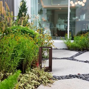 Brilagi - Lampada da esterno LED BARI LED/7W/230V 3000/4000/6000K marrone IP54 30 cm