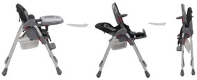 Seggiolone Pappa per Bambini Grigio