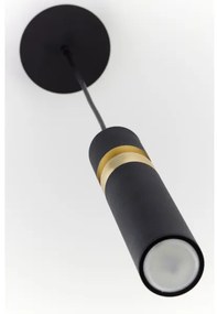 Jupiter 2003 - Lampadario a sospensione con filo ALAS 1xGU10/10W/230V nero/oro