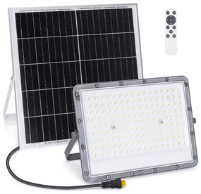 Aigostar - Faretto solare LED dimmerabile 200W/3,4V IP65 con telecomando