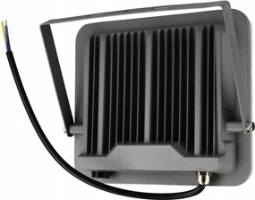 Proiettore LED per esterni, 50 W, 230 V, 4500 K, IP65, grigio