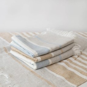 Telo mare in lino 140x170 cm Allure Stripe - Linen Tales