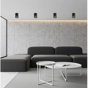 Luce Spot TUBA 1xGU10/15W/230V nero