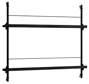 Moebe - Magazine Shelving Black/Black Moebe