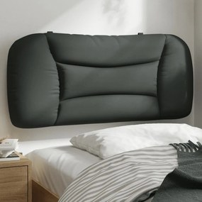 Cuscino Testiera Grigio Scuro 90 Cm İn Tessuto /