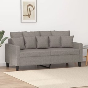 Divano A 2 Posti Tortora 140 Cm İn Tessuto /