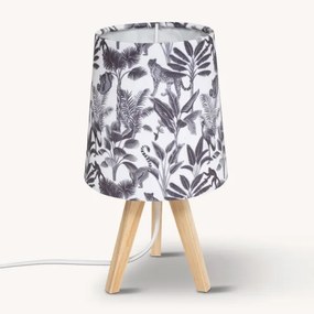 Atmosphera - Lampada da tavolo JUNGLE 1xE14/25W/230V in pino