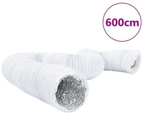 Condotto Di Ventilazione İn Alluminio E Pvc 6 M Ø20 Cm /