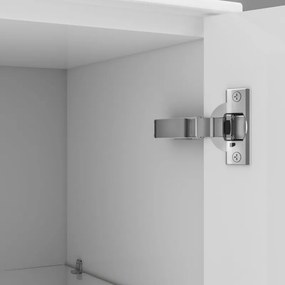 Colonna per mobile bagno Cassca PELIPAL 2 ante P 45 x L 30 x H 168 cm bianco