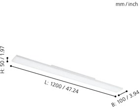 Eglo 900062 - Plafoniera LED RGBW dimmerabile TURCONA-Z LED/34,2W/230V