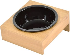 Ciotola con supporto in bambù per cane ø 16 cm – Love Story
