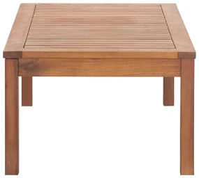 Set divani da giardino 4 pz con cuscini in massello di acacia
