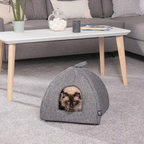 Bozzolo grigio per gatti 40x40 cm - Love Story