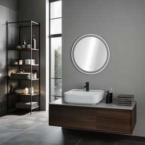 Brilagi-LED Specchio da bagno dimmerabile, riscaldato, con retroilluminazione AVA ECO LED/11,5W/230V Ø60 cm IP44