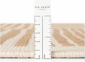 Tappeto da interno/esterno rotondo color crema/di colore naturale ø 160 cm Haringey Bounds – Ted Baker