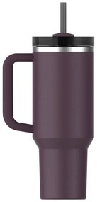 Borraccia termica viola scuro in acciaio inox 1,18 l Quencher H2.0 FlowState Tumbler Plum – Stanley