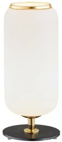 Argon 4994 - Lampada da tavolo VALIANO 1xE27/15W/230V nero/bianco/oro