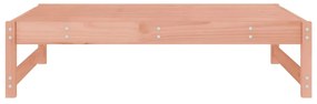 Poggiapiedi da giardino 120x80 cm in legno massello di douglas