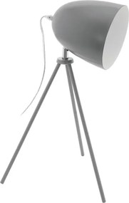 Eglo 33094 - Lampada da tavolo DUNDEE 1xE27/60W/230V grigia