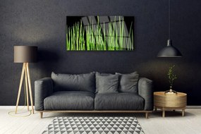 Quadro in vetro acrilico L'erba La pianta 100x50 cm