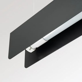 Sollux SL.1395 - Lampadario LED a sospensione con filo SPARK 1xG13/8,5W/230V nero