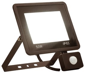 Faretto A Led Con Sensore 50 W Bianco Caldo /