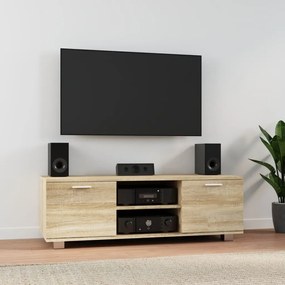 Mobile Per Tv Rovere Sonoma 120x40,5x35 Cm Legno Multistrato /