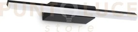 Riflesso applique da specchio ip54 led 3000k 10w 1250 lm nero42cm