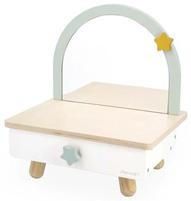 Tavolino da toeletta in legno con unicorno