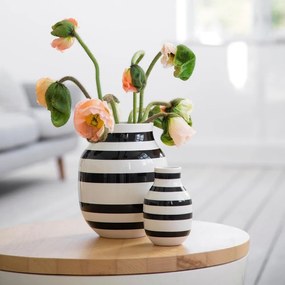 Vaso in ceramica bianco/nero Omaggio - Kähler Design