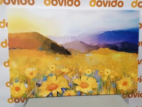 Stampa su tela – Campo pieno di margherite