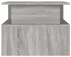 Tavolino salotto grigio sonoma 90x55x42,5 cm legno multistrato