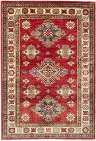 Kazak Tappeto orientale 140x100 Rosa (Pakistan) Annodato A Mano
