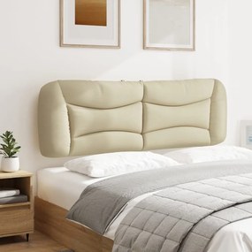 Cuscino testiera crema 160 cm in tessuto