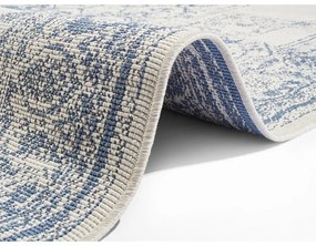 Tappeto da esterno blu e crema , 160 x 230 cm Borbon - NORTHRUGS