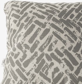 Brick cuscino geometrico disponibile in diversi colori realizzato in tessuto Idrorepellente grigio